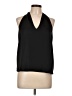 1.State 100% Polyester Black Sleeveless Blouse Size L - photo 1