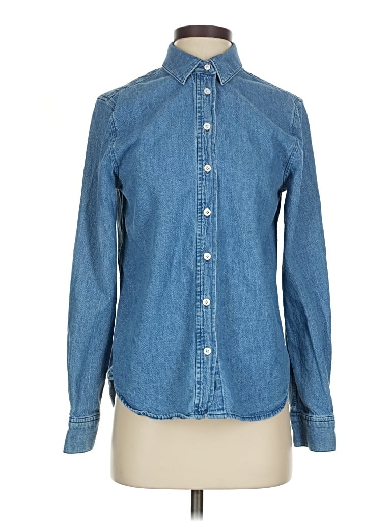Pre-owned Ayr Denim Jacket In Blue
