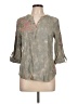 Assorted Brands 100% Rayon Gray 3/4 Sleeve Blouse Size L - photo 1