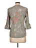 Assorted Brands 100% Rayon Gray 3/4 Sleeve Blouse Size L - photo 2