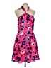 Hutch 100% Polyester Print Pink Cocktail Dress Size 8 - photo 1