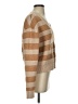 Saunders Collective Stripes Tan Pullover Sweater Size S - photo 4