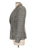 White House Black Market Houndstooth Gray Blazer Size 6 - photo 5