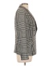 White House Black Market Houndstooth Gray Blazer Size 6 - photo 4