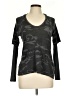 Splendid 100% Cotton Black Long Sleeve Top Size S - photo 1