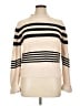 Kirundo Stripes Ivory Turtleneck Sweater Size XL - photo 1