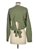Pink Rose 100% Acrylic Green Pullover Sweater Size M - photo 2