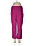 JM Collection Solid Purple Active Pants Size M - photo 1