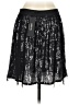 Ark & Co. 100% Polyester Stars Black Casual Skirt Size S - photo 2