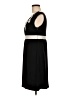 Nine West Graphic Black Cocktail Dress Size 6 - photo 5