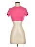 Shein Pink Short Sleeve Turtleneck Size 4 - photo 1