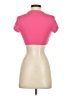 Shein Pink Short Sleeve Turtleneck Size 4 - photo 2