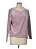 Cable & Gauge Purple Pullover Sweater Size L (estimated) - photo 1