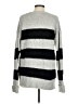 LINE Stripes Gray Pullover Sweater Size S - photo 2