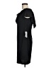 Charles Henry Solid Black Cocktail Dress Size M - photo 5