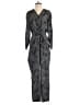 Rebecca Taylor Polka Dots Gray Jumpsuit Size 2 - photo 1