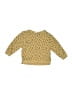 H&M 100% Cotton Polka Dots Gold Pullover Sweater Size 3T - photo 1