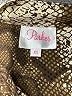 Parker Animal Print Brown 3/4 Sleeve Blouse Size XS - photo 7