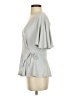 Leith Gray Short Sleeve Blouse Size S - photo 5
