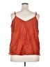 Torrid 100% Nylon Orange Sleeveless Blouse Size 2X Plus (2) - photo 2