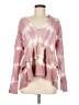 Pol Tie-dye Pink Pullover Sweater Size M - photo 1