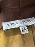 Willa Story 100% Polyurethane Metallic Brown Shorts Size XS - photo 3