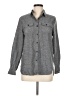 Burnside Tweed Gray Long Sleeve Button-Down Shirt Size M - photo 1