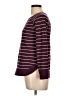 Pink Clover Stripes Burgundy Pullover Sweater Size L - photo 5