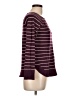 Pink Clover Stripes Burgundy Pullover Sweater Size L - photo 4