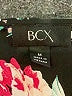 BCX 100% Polyester Floral Black 3/4 Sleeve Blouse Size M - photo 7