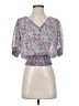 Maison d' Amelie 100% Polyester Purple 3/4 Sleeve Blouse Size S - photo 1