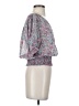 Maison d' Amelie 100% Polyester Purple 3/4 Sleeve Blouse Size S - photo 4