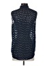 Ann Taylor 100% Polyester Blue Sleeveless Blouse Size XS - photo 2