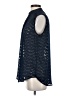 Ann Taylor 100% Polyester Blue Sleeveless Blouse Size XS - photo 5