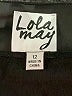 Lola May 100% Polyester Black Cocktail Dress Size 12 - photo 7