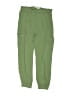 Lemon Kiss 100% Rayon Solid Green Cargo Pants Size 8 - photo 1