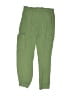 Lemon Kiss 100% Rayon Solid Green Cargo Pants Size 8 - photo 2