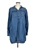 Gap Outlet 100% Lyocell Blue Long Sleeve Button-Down Shirt Size M - photo 1