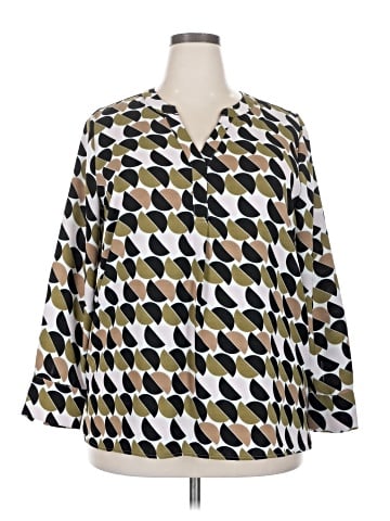 M&S Collection 3/4 Sleeve Blouse (view 1)