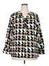 M&S Collection 100% Polyester Print Green 3/4 Sleeve Blouse Size 18 - photo 1