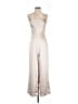 Lush 100% Polyester Metallic Silver Jumpsuit Size S - photo 1