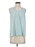 Vince Camuto 100% Polyester Teal Sleeveless Blouse Size XXS - photo 1