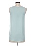Vince Camuto 100% Polyester Teal Sleeveless Blouse Size XXS - photo 2