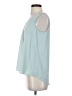 Vince Camuto 100% Polyester Teal Sleeveless Blouse Size XXS - photo 5