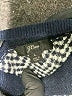 J.Crew Chevron-herringbone Gray Turtleneck Sweater Size L - photo 7