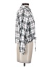 Sanctuary 100% Rayon Plaid White 3/4 Sleeve Blouse Size XS - photo 4