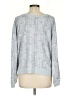 Honeydew Print Silver Gray Pullover Sweater Size L - photo 2