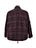 Torrid 100% Polyester Plaid Burgundy Fleece Size 3X Plus (3) - photo 2