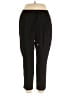 Zara 100% Polyester Solid Black Casual Pants Size XL - photo 1
