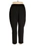 Zara 100% Polyester Solid Black Casual Pants Size XL - photo 2
